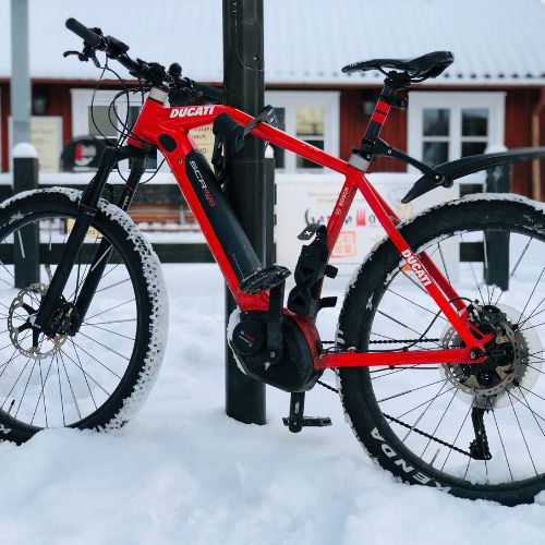 Bicicleta en invierno